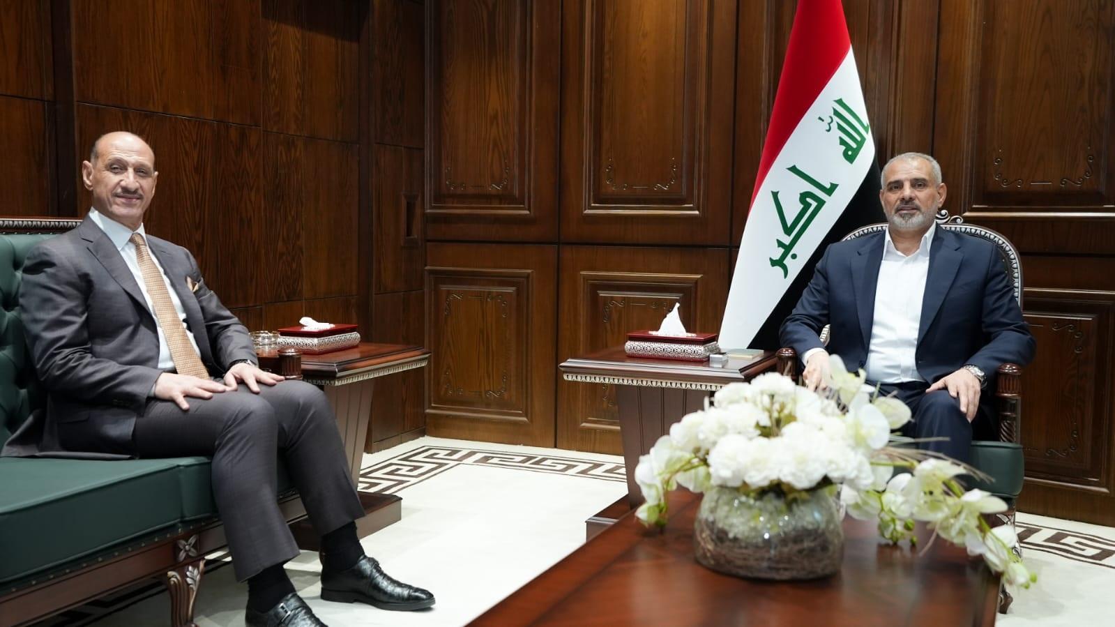 Faihan Discusses Support for Sports Sector with Darjal, Praises Iraq’s Historic World Cup Qualification
